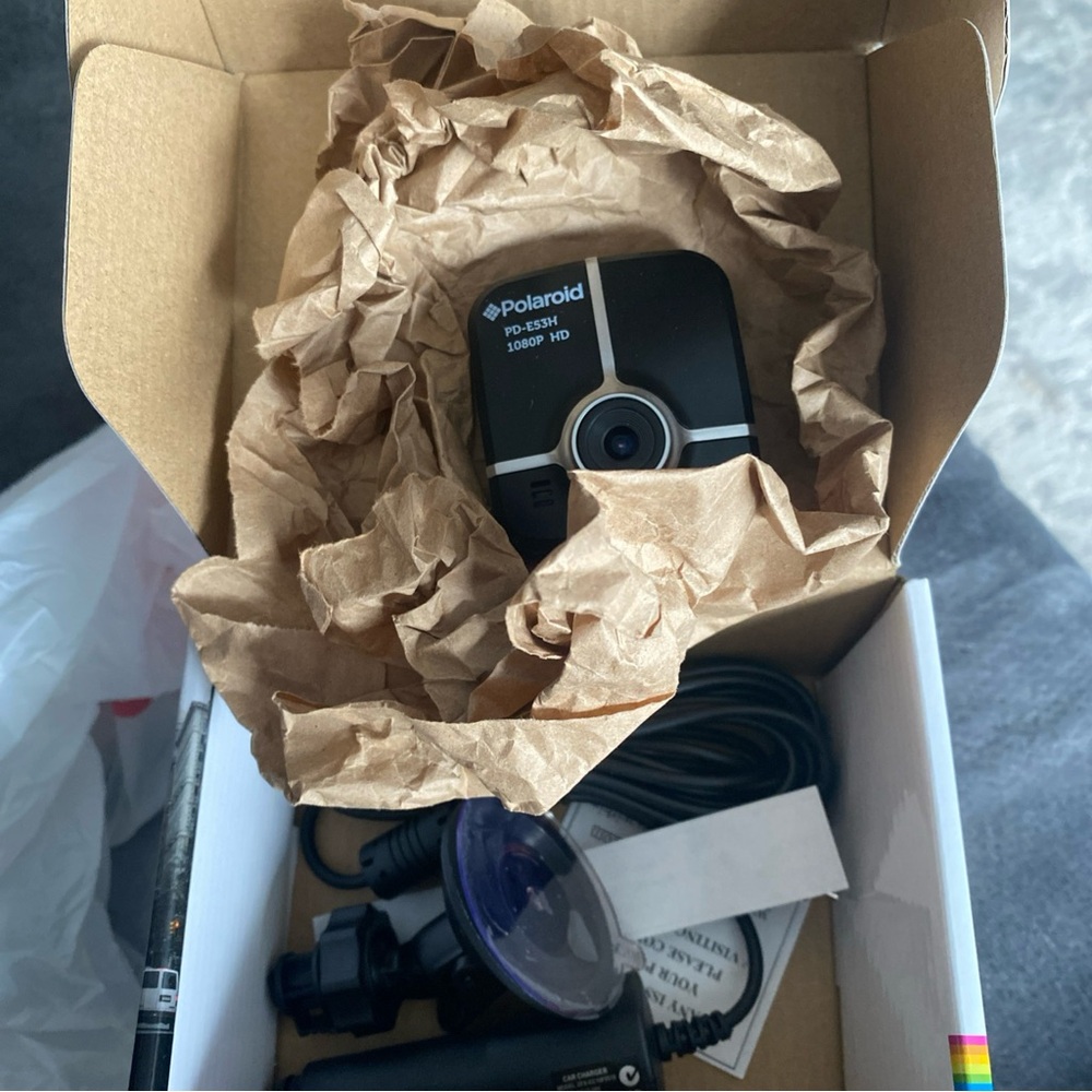 Polaroid Black Dash Cam with Colorful Accents - Picture 4 of 4